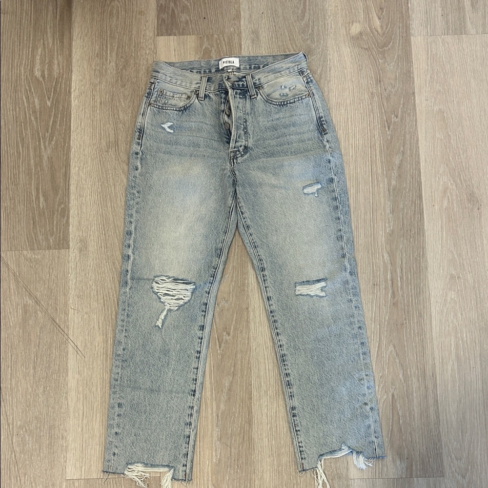 Distressed Pistola Women's Jeans
